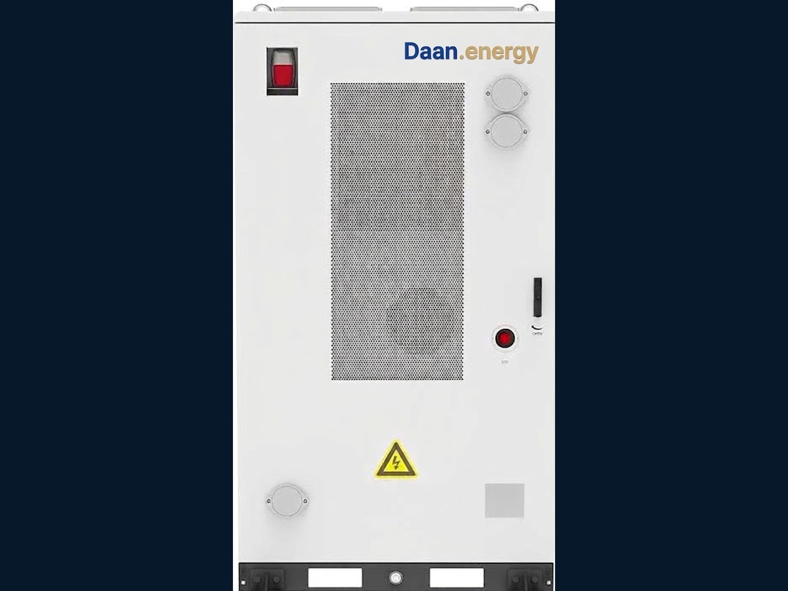 Batterijcabinet van 241 kWh van Daan.energy, luchtgekoeld, voor buitenopstelling